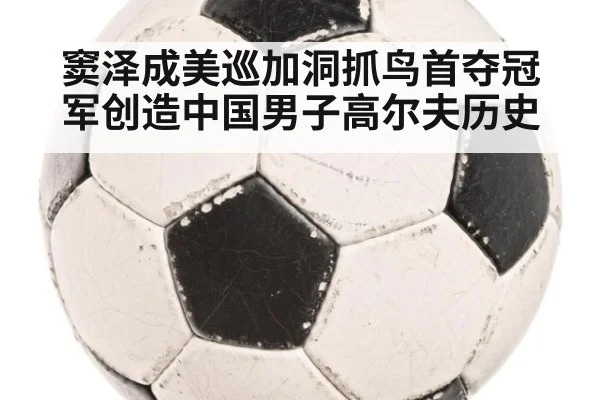 窦泽成美巡加洞抓鸟首夺冠军创造中国男子高尔夫历史